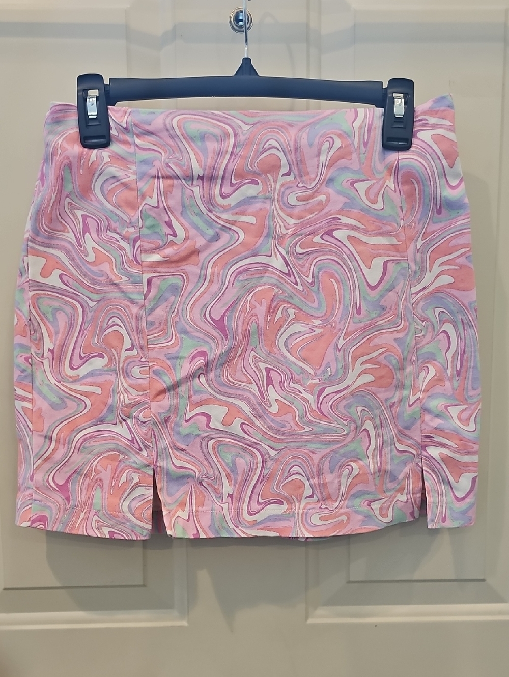 love on a hanger Pink Swirl Mini Skirt